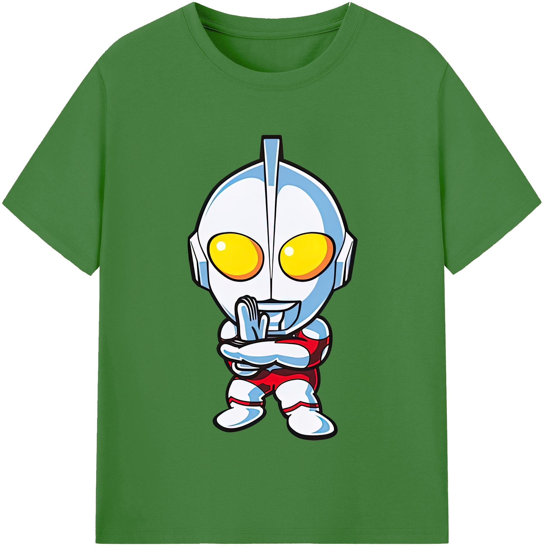 （画像用） ウルトラマン Ultraman レディースカジュアルプリントTシャツ（綿100％）
